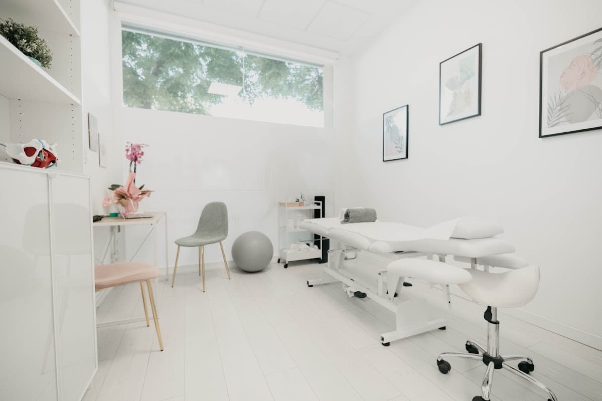 Sala de tratamiento de fisioterapia en Clínica Cicles